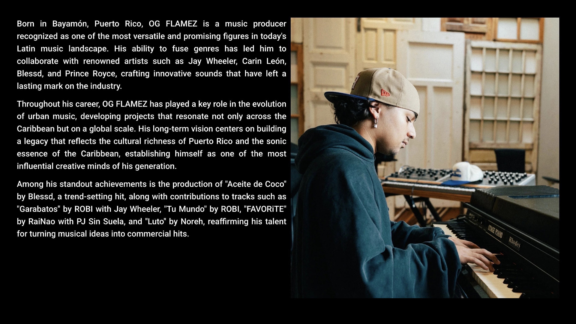 Groovy Management Republic - Roster artist bio
