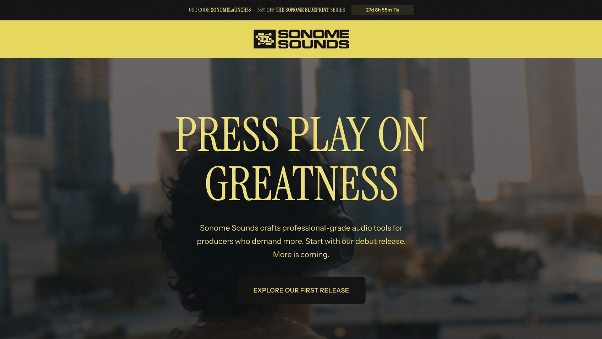 Sonome Sounds website preview