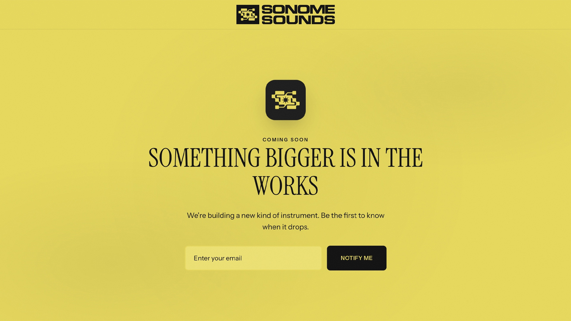 Sonome Sounds - Subscribe section